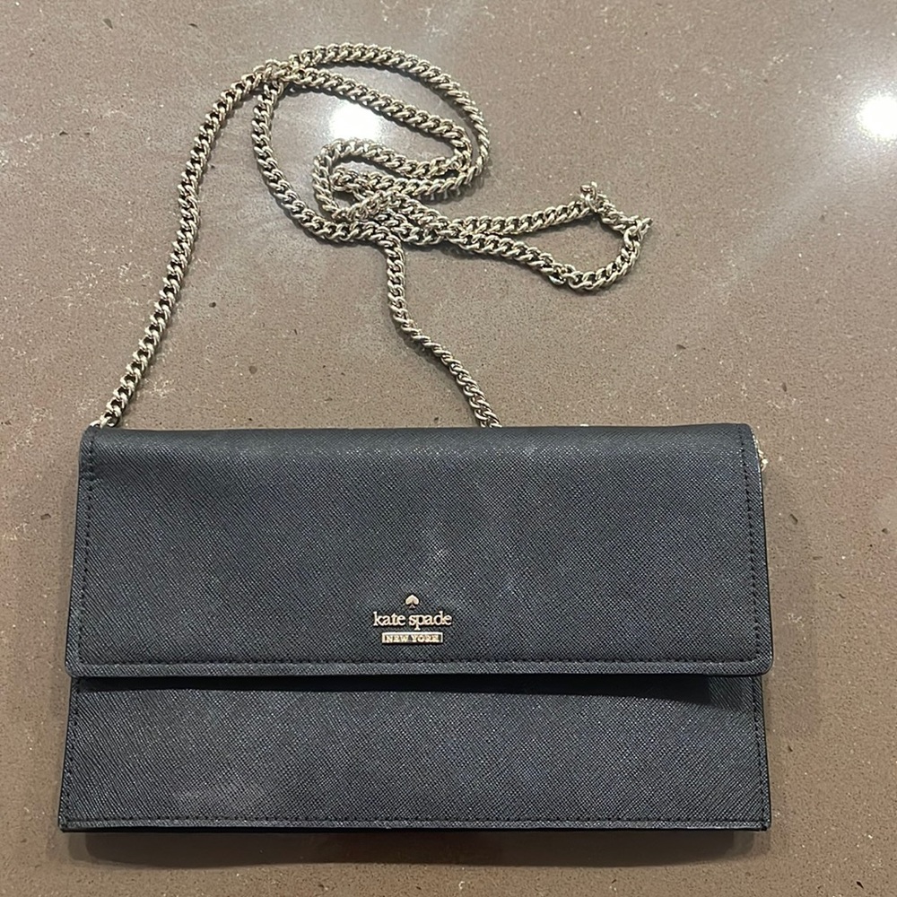 Black Kate Spade shoulder bag